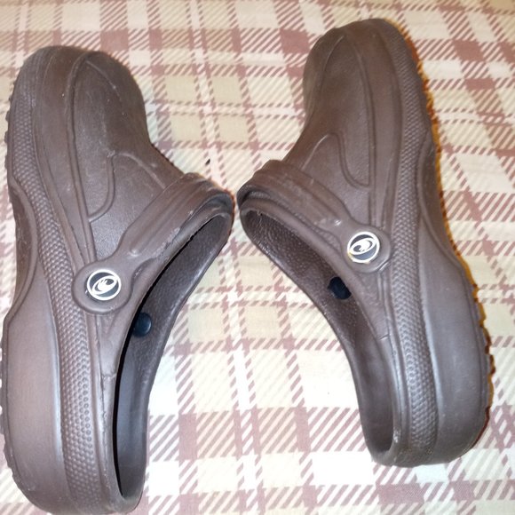 #54 Crocs NWT Brown 11/12-14XL M10-12 Wave Zone: "scratches" on 1 moveable part - Picture 11 of 11